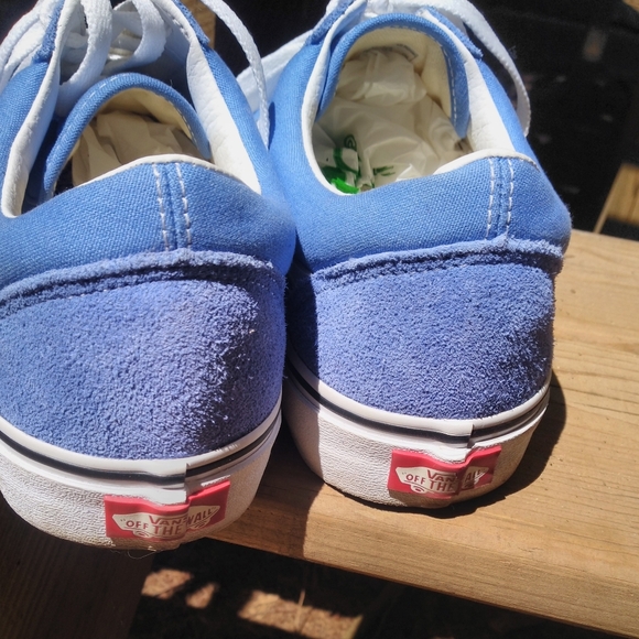 Vans Periwinkle Sneakers Shoes Men's 10 Womens 11 Blue Purple Skate Off the Wall - Picture 6 of 6